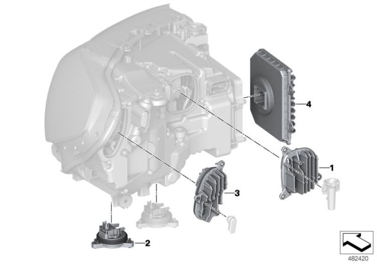 Elektronikteile Scheinwerfer ->59369631878