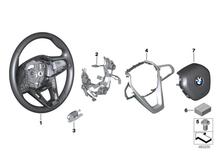 Airbag sports steering wheel multifunct. ->59369322565