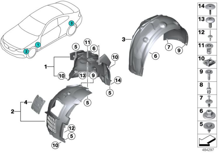 Wheelarch trim ->58003512157