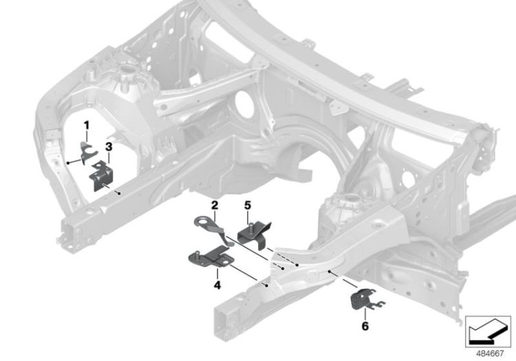 Front body bracket ->59369412795