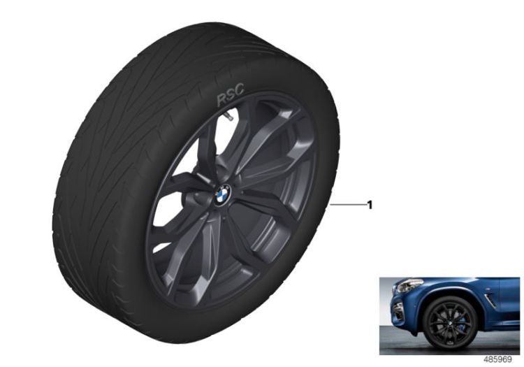 BMW LA wheel Y-spoke 695 - 20