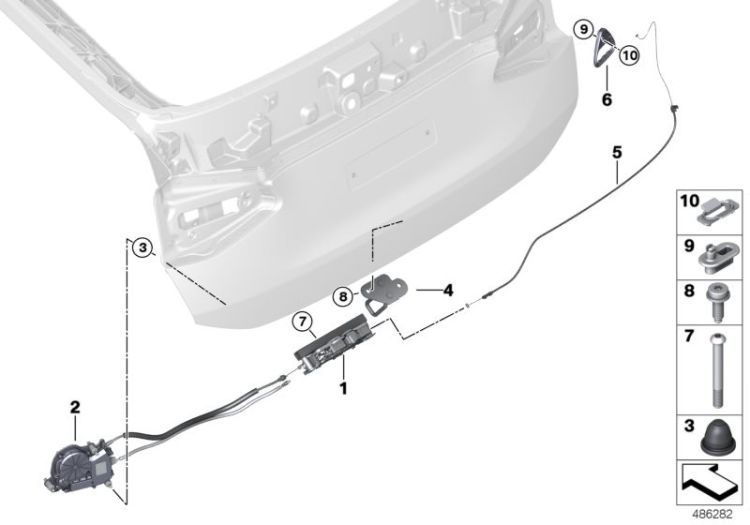 Trunk lid/closing system ->59001412752