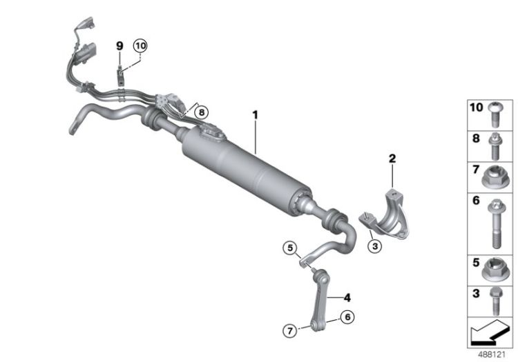 Rear stabilizer bar/Dynamic Drive ->57459331982