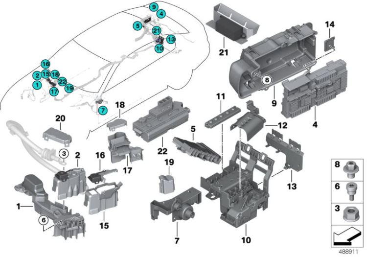 Stromverteiler / B+ Verteiler ->59856615021