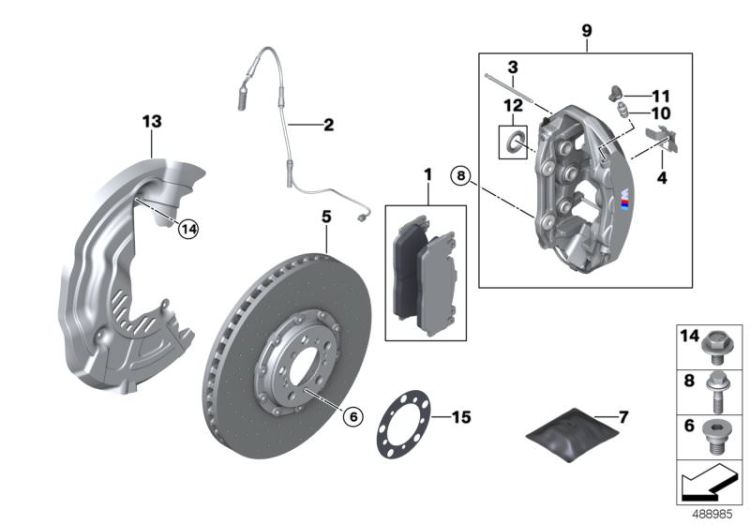 Front wheel brake ->56447342200