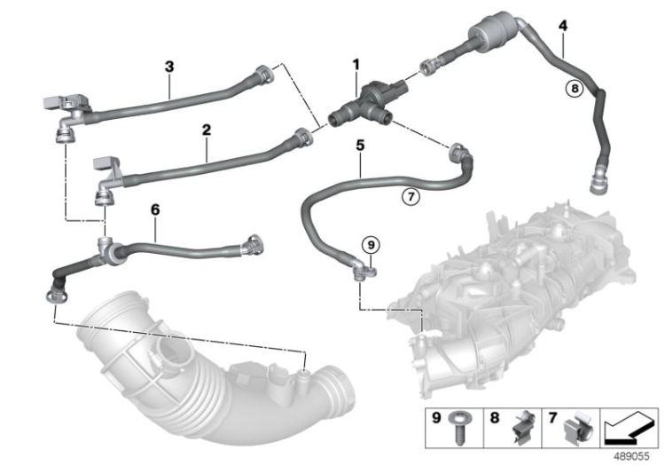 Fuel tank breather valve ->60901132257