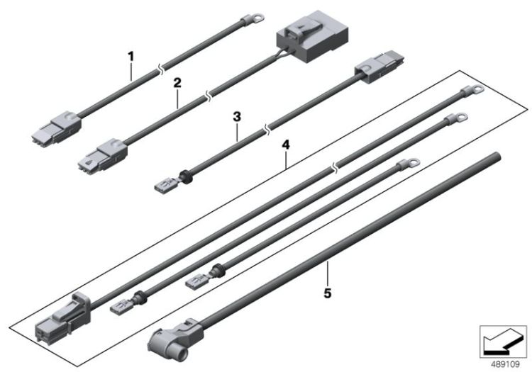 B+ cable sets, main wiring harness ->50139612306