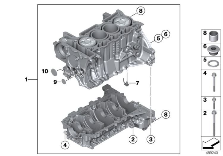 Engine block ->53622114990