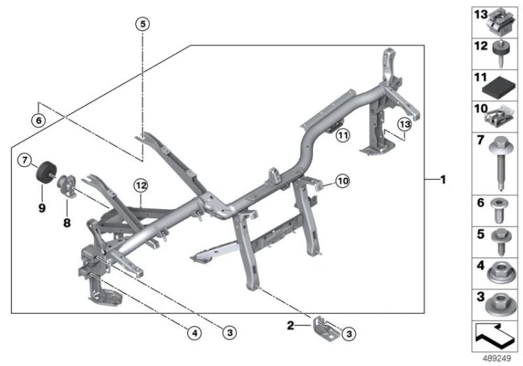 Träger Instrumententafel ->59369515965