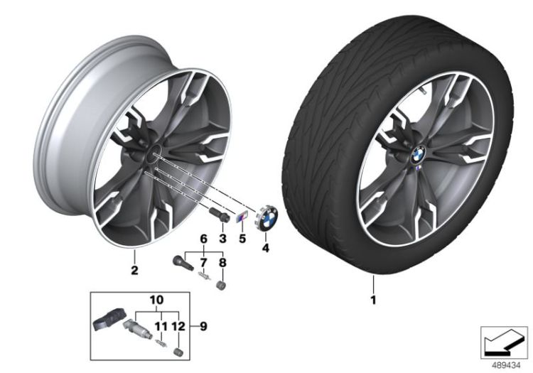 BMW LM Rad Doppelspeiche 668M - 20