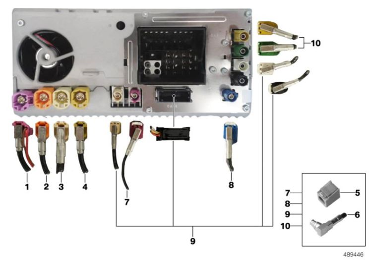 Rep.- wiring harn.assort.Head Unit High ->56081615796