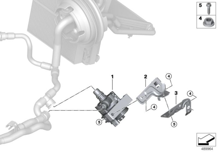 Electric water pump / mounting ->59108171303