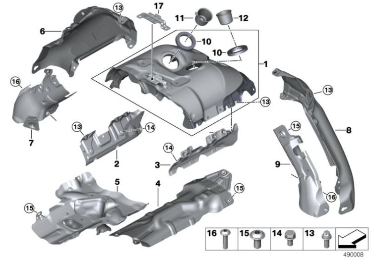 Turbolader-Hitzeschutz ->50904114190