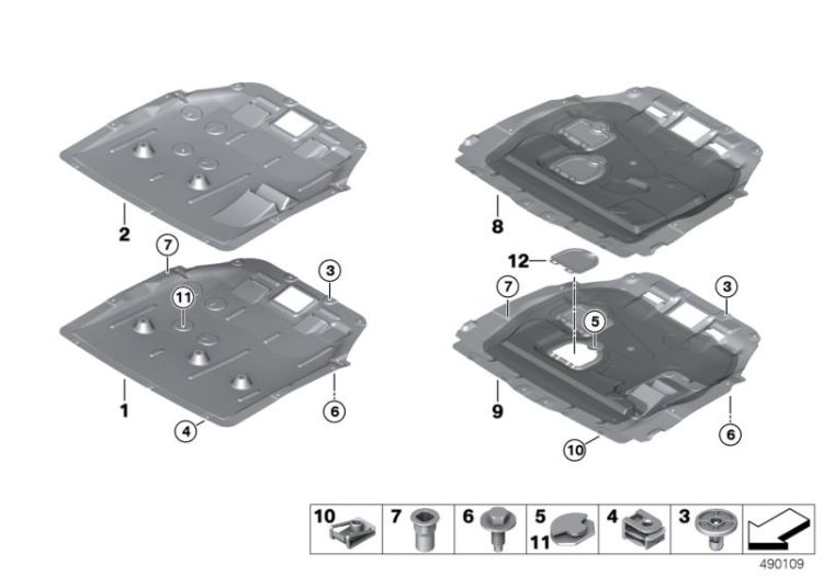 Underbonnet screen ->56667511958