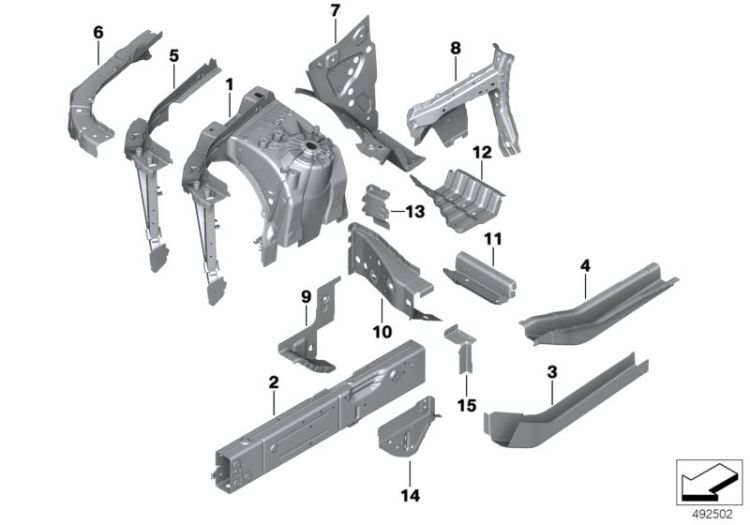 Passaruota/supporto motore ->60024412962