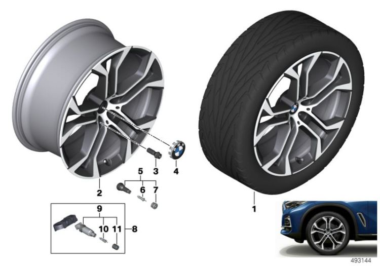 Disc wheel, light alloy, Orbitgrey, Number 02 in the illustration