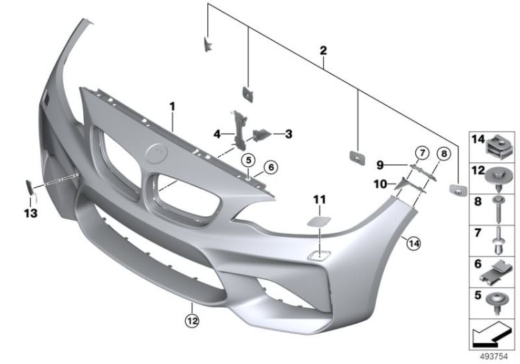 M trim panel, front ->59851519906