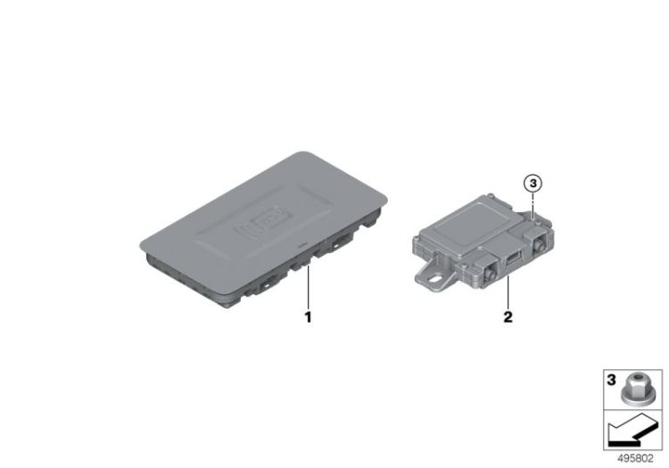 Separate compon.telephony wirel.charging ->57459911433