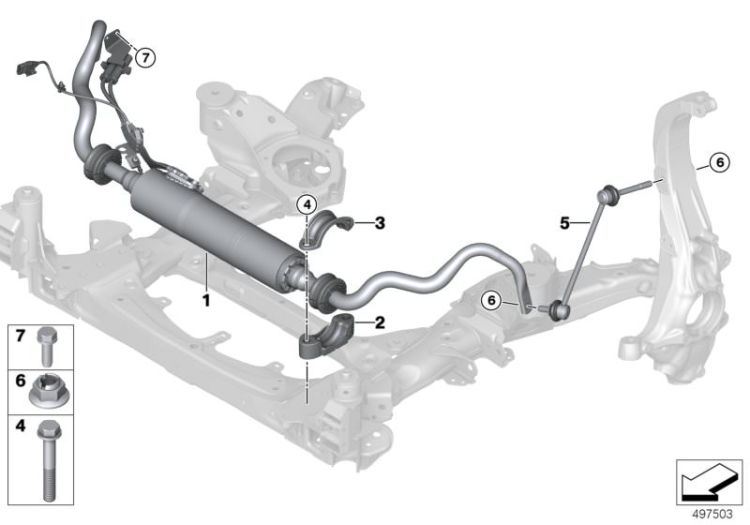 Front stabilizer bar/Dynamic Drive ->
