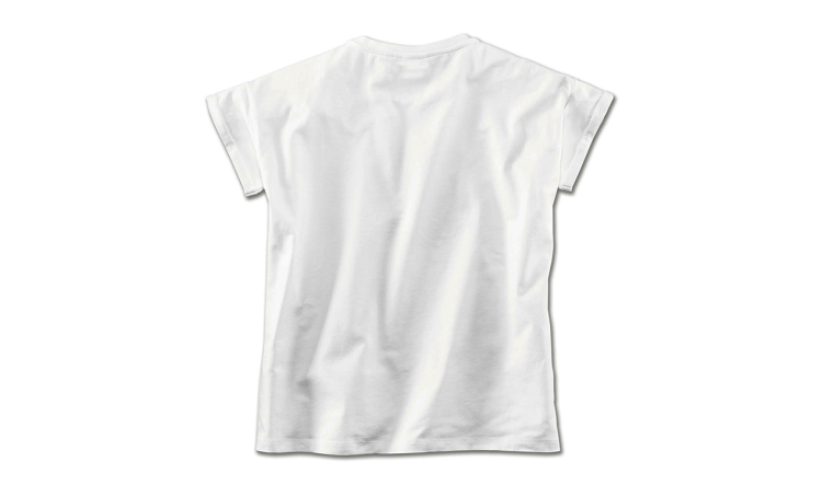 BMW T-Shirt Damen Logo Druck white, XS