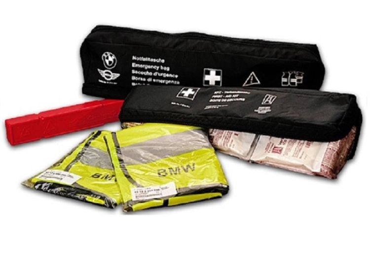 82262210667 Emergency bag Retrofitting  conversion  accessories Interior Contents BMW Z8 Roadster E52 1er  F20 E81 1er  699166<, Bolsa de emergencia