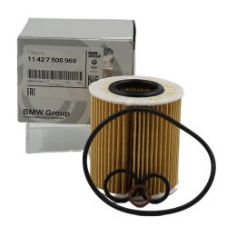 BMW original Juego elemento filtro aceite (11427508969)