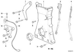 Couvercle de carter de distribution inf. 