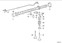 Original BMW Ventilfeder D=30,8MM (11341279211)