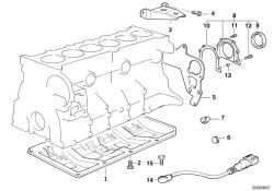 Original BMW Klopfsensor MS40 (12141730029)