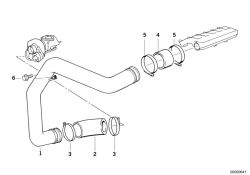 BMW original tornillo hexagonal con arandela 5er E12 M8X16- Z1 Roadster Z1 (07119900268) (07119900268)