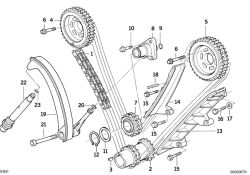 BMW original Cadena de la distribucion Z3 Roadster Z3 (11317598263) (11317598263)