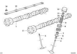 Intake valve, Number 03 in the illustration