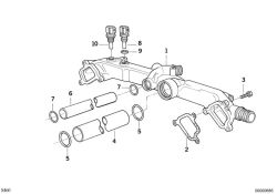 Original BMW Temperatursensor Wasser M14X1,5 (12621288158)