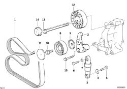 Original BMW Umlenkhebel  (11281247052)