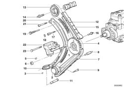 BMW original Chaveta de disco 6er E24 (13511288587) (13511288587)