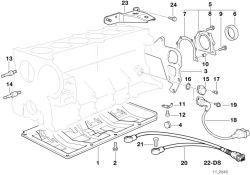 Original BMW Klopfsensor  (12141703276)