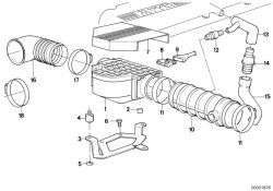 Original BMW AIR-FLOW SENSOR (13621466349)