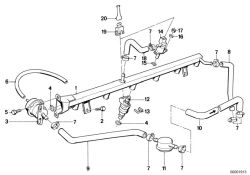 Original BMW Schlauch  (13531307024)