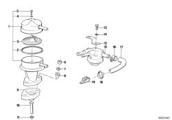 Original BMW Isolierflansch AF (13319065694)