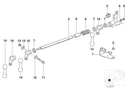 BMW d'origine Dado esagonale M5-8-ZNNIV SI (07129904475)