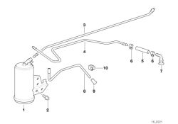 Original BMW Aktivkohlefilter  (16131180463)