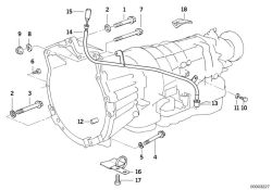 Vis six pans d`origine BMW M6X12 (23137545708)