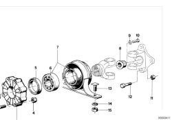 Flector d`origine BMW D=76MM/10 (26111106113)