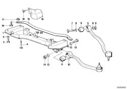 ROD WITHOUT RUBBER MOUNTING LEFT 