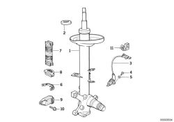 Original BMW Cable holder D=7MM (61131379359)