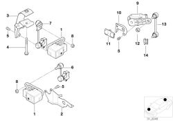 Original BMW Winkelgelenk vorne  (31121094607)