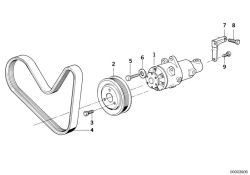 Original BMW Riemenscheibe  (32421730964)