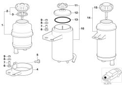 BMW d'origine Coperchio  (32411092649)