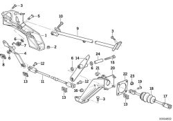 Original BMW Umlenkhebel  (35211161322)