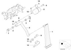 Hebel Pedalwertgeber 